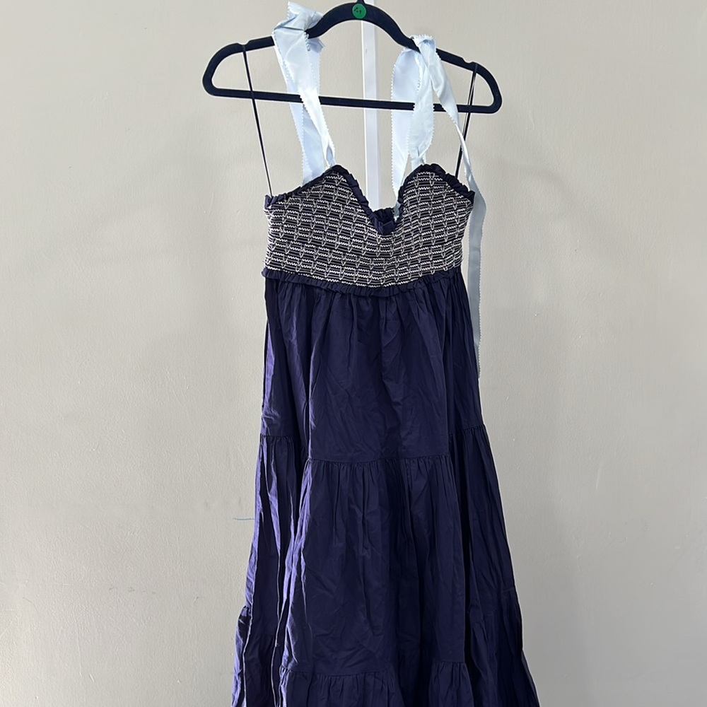 FREE PEOPLE Bluebell Solid Maxi Dress in Eclipse - Picture 4 of 11